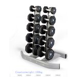 Dumbbell Rack Manufacturer - High Quality 5 Pairs Upright Steel 5 Tiers Stand