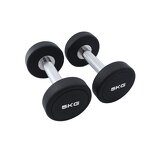 PEV Dumbbell Set Manufacturer - Factory Price High Quality Round Steel Custom Logo