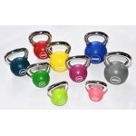 PU Competition Kettlebell Manufacturer - High Grade Solid Steel Core Electroplating Handle 4kg to 20kg