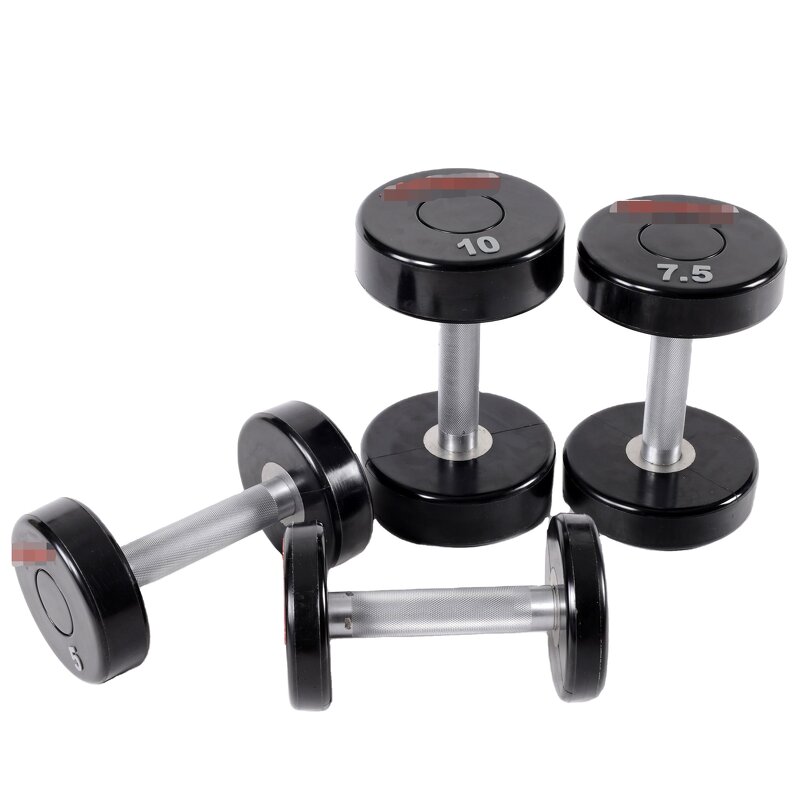 CPU Dumbbell Set Manufacturer - Top Quality Round Steel Gym Equipment Weight Lifting