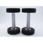 PEV Dumbbell Set Manufacturer - Factory Price High Quality Round Steel Custom Logo