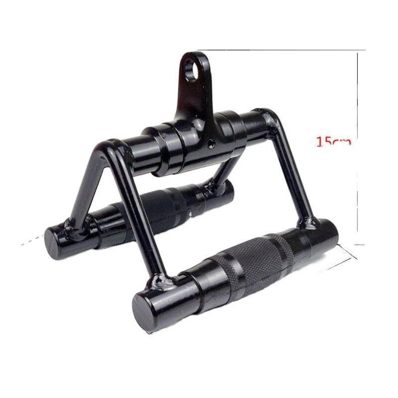 T-bar Rowing Handle Manufacturer - 360 Degree Rotation V-shaped Back Strength Training Smith Machine Accessories