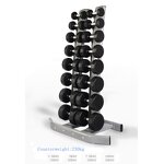Dumbbell Rack Factory - High Quality 8 Pairs Upright Steel 8 Tiers Stand