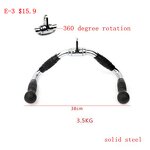 Pull bar Manufacturer - High Quality Solid Steel Multi-function for Smith Cable Crossover Machine