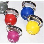 PU Competition Kettlebell Manufacturer - High Grade Solid Steel Core Electroplating Handle 4kg to 20kg