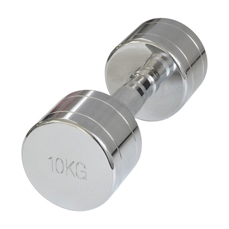 Electroplate Dumbbell Set Manufacturer - High Quality Round Steel for Gym 1kg to 10kg Electroplate