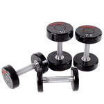 CPU Dumbbell Set Factory - Eco-friendly Round Steel Gym Equipment Weight Lifting 2KG- 50KG