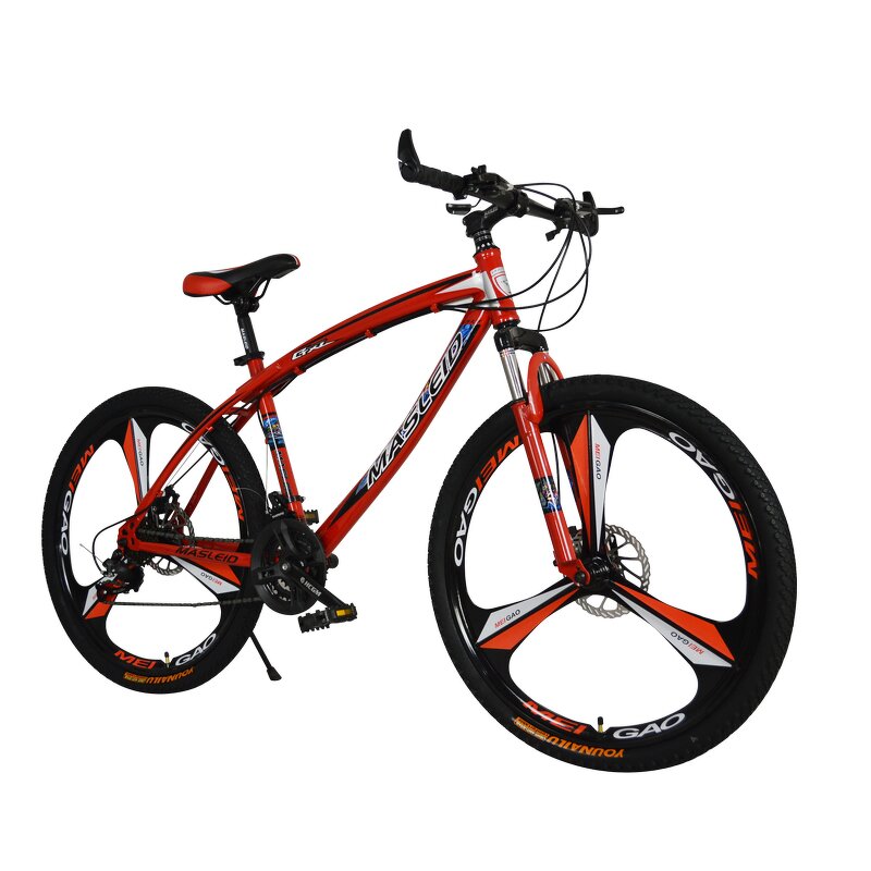 Mountain Bike Factory - Custom 26 Inch Full Suspension Racing Aluminum Alloy Fork 21 Speed Gears Disc Brake