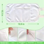 Castor Oil Compress Kit Factory - Reusable Washable Soft Cotton Body Wrap with Adjustable Strap for Liver Detox