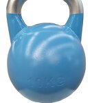 Kettle Bell Manufacturer - High Quality Custom Logo Anti-slip Electroplating Steel Handle Powder Coated
