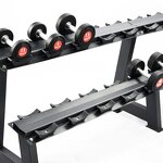Dumbbell Rack Factory - High Quality 10 Pairs 2 Tiers 2-layer for Gym