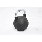 PU Competition Kettlebell Factory - High Grade Electroplating Handle Filled 8kg to 24kg