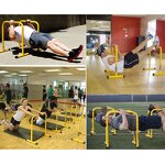 Parallel Bars Manufacturer - Multi Functional Parallettes Dip Stand Single Height Adjustable Pull up