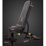 Fitness Chair Manufacturer - Customized Commercial Large Weight Metal Dumbbell Stool Adjustable and Home Serrated Bench