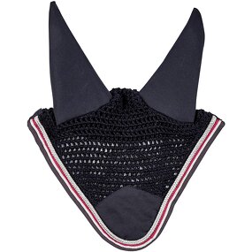 Horse Ear Cover Manufacturer - Contrast Ear Bonnet Netting Hood Cotton Fabric Nice Stitching