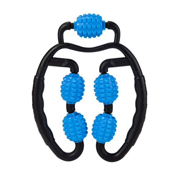 Yoga Leg Clamp Manufacturer - Body Building 5 Wheel Leg Ring Massager Roller Fitness Muscle Relaxation