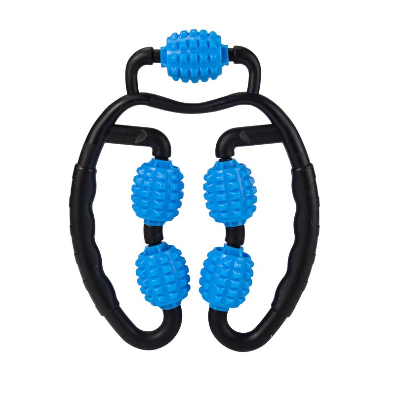 Yoga Leg Clamp Manufacturer - Body Building 5 Wheel Leg Ring Massager Roller Fitness Muscle Relaxation