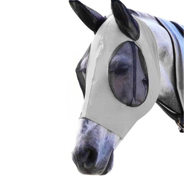 Horse Ear Cover Factory - Multiple Colors Ear Bonnet Netting Hood Oxford Fabric and Mesh
