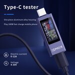 USB Detector Factory - OEM/ODM Custom 2024 USB Detector Voltmeter Ammeter USB Tester Voltage Current Tester