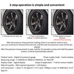 Digital Tire Gauge Factory - OEM/ODM Custom Digital Tire Gauge 150PSI LCD Display Car Tyre Air Pressure Gauge Backlight