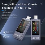 Type-C Color Screen Meter Manufacturer - OEM/ODM Custom KWS-2303C Type-C Colorful Display Meter Color Screen USB Tester