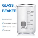 Borosilicate Glass Beaker Factory - OEM/ODM Custom High Quality 500ML Borosilicate Glass Beaker Factory Price