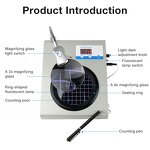 Bacterial Colony Counter Factory - OEM/ODM Custom Factory Price Bacterial Colony Counter 110mm Lab Colony Counter