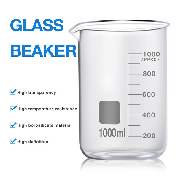 Clear Glass Beakers Manufacturer - OEM/ODM Custom Factory Direct 100ml 5000ml Clear Glass Beakers Directly From Lab