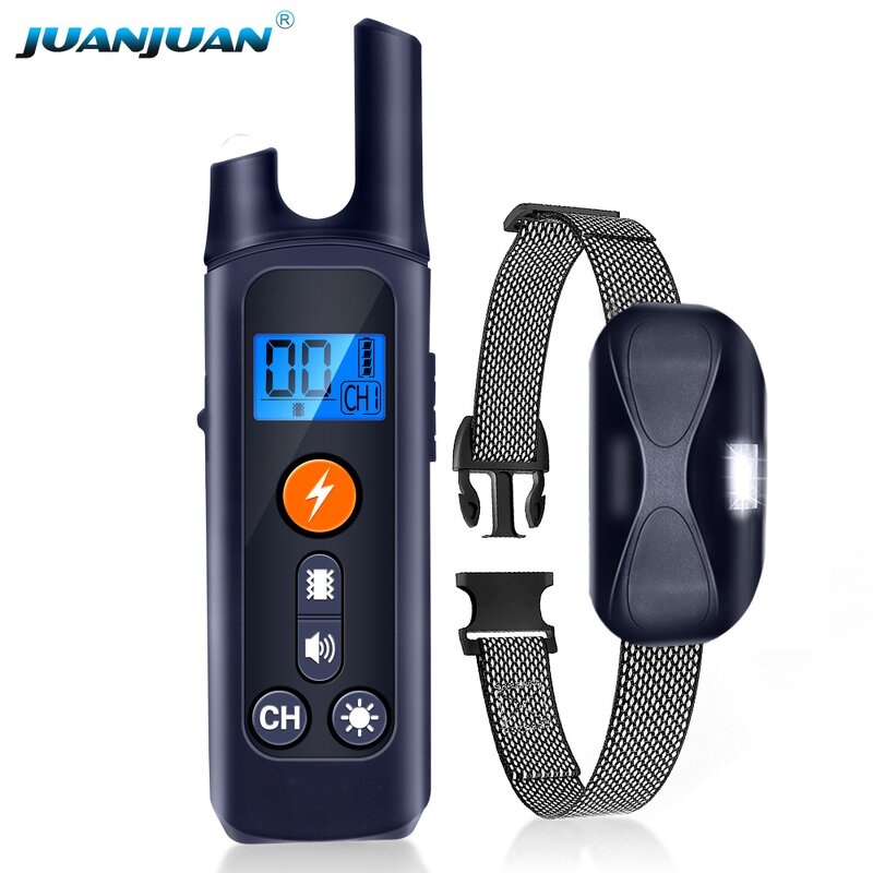 Dog Training Collar Manufacturer - OEM/ODM Custom 1000m Portable Waterproof Rechargeable Training Dog Remote Control Collar