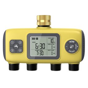 Digital Water Timer Manufacturer - OEM/ODM Custom Digital Water Timer Irrigation Automatic Watering Controller 4 Outlets