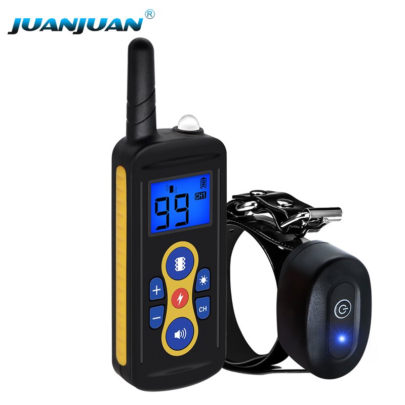 Anti Barking Pet Dog Collar Factory - OEM/ODM Custom T-600 Rechargeable Waterproof Anti Barking Pet Dog Shock Collars