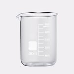 Glass Beaker Factory - OEM/ODM Custom Laboratory Supplies 500ML Glass Beaker Transparent Thickened with Scale