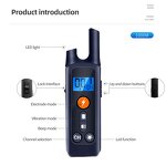 Dog Training Collar Manufacturer - OEM/ODM Custom 1000m Portable Waterproof Rechargeable Training Dog Remote Control Collar