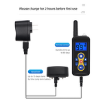 Anti Barking Pet Dog Collar Factory - OEM/ODM Custom T-600 Rechargeable Waterproof Anti Barking Pet Dog Shock Collars