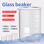 Quartz Glass Beaker Factory - OEM/ODM Custom Heat Resistant Glass Beakers Lab Glassware 100ml Quartz Glass Beaker