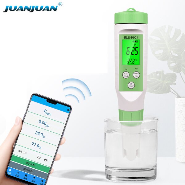 Water Quality Tester Manufacturer - OEM/ODM Custom BLE-9901 Water Quality Tester 3 in 1 Temperature TDS PH Meter APP