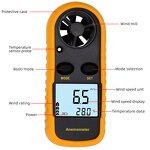 Digital Anemometer Manufacturer - OEM/ODM Custom GM816 Indicator Air Wind Speed Gauge LCD Handheld Digital Anemometer