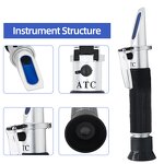 Salinity Refractometer Manufacturer - OEM/ODM Custom 0-10% Aquarium Salt Water Portable Salt Salinity Meter Tester ATC