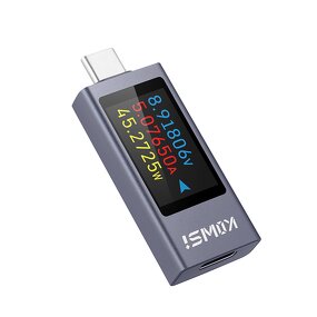 Type-C Color Screen Meter Manufacturer - OEM/ODM Custom KWS-2303C Type-C Colorful Display Meter Color Screen USB Tester