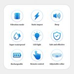 Dog Training Collar Manufacturer - OEM/ODM Custom 1000m Portable Waterproof Rechargeable Training Dog Remote Control Collar