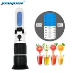 Sugar Tester Meter Factory - OEM/ODM Custom Handheld Sugar Tester Meter 0-90% Brix Measurement Tool ATC Refractometer