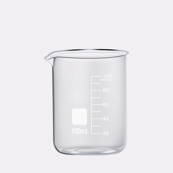 Glass Beaker Factory - OEM/ODM Custom Laboratory Supplies 25ML Glass Beaker Transparent Thickened with Scale
