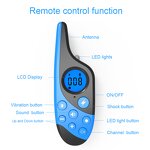 Smart Dog Training Collar Factory - OEM/ODM Custom L-668 Electric Waterproof Rechargeable Remote Control Smart Dog Collar