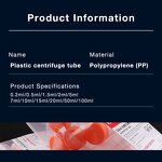 Centrifuge Tube Factory - OEM/ODM Custom Wholesale Laboratory 0.2ml-10ml Plastic Conical Centrifuge Tube Threaded