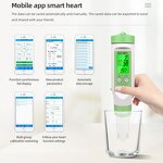 Water Quality Tester Manufacturer - OEM/ODM Custom BLE-9901 Water Quality Tester 3 in 1 Temperature TDS PH Meter APP