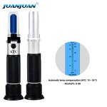 Hand Held Alcohol Refractometer Manufacturer - OEM/ODM Custom Hand Held ATC 0-80% Liquor Whisky Alcohol Tester Refractometer