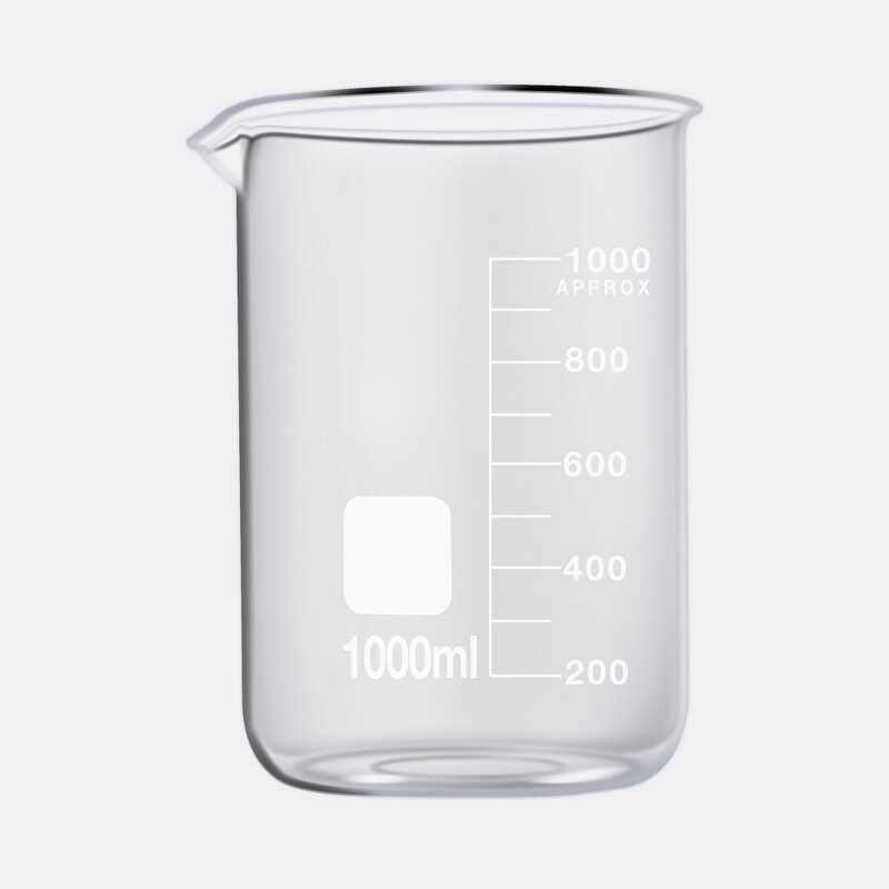 Low Form Beaker Manufacturer - OEM/ODM Custom New Arrival Glass Beakers 100ml Borosilicate Glass Mug for School