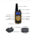 LCD Display Dog Training Collar Factory - OEM/ODM Custom LCD Display Waterproof Rechargeable 800M Remote Control Pet Collar