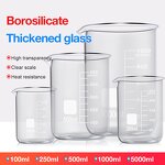 Clear Glass Beakers Manufacturer - OEM/ODM Custom Factory Direct 100ml 5000ml Clear Glass Beakers Directly From Lab