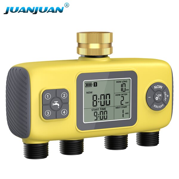 Digital Water Timer Manufacturer - OEM/ODM Custom Factory Wholesale New Design Digital Water Timer Garden 4 Outlets